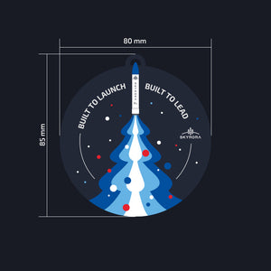 
                  
                    Load image into Gallery viewer, ‘Built to Launch, Build to Lead’ Eco-Friendly Christmas Bauble
                  
                